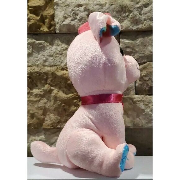 Barbie Mattel plush puppy 7 inches pink stuffed animal - Picture 6 of 7